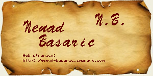 Nenad Basarić vizit kartica